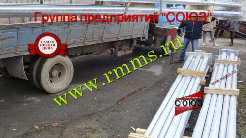 опоры освещения металлические оцинкованные доставка